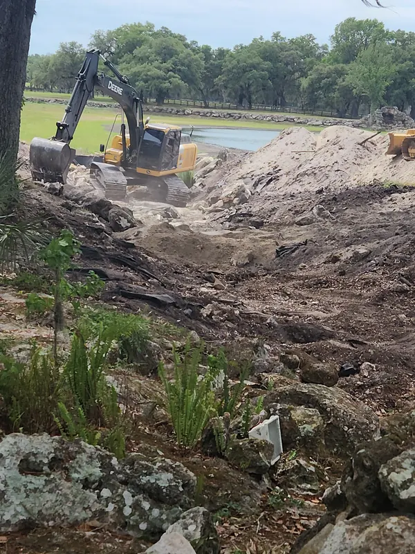 Site clearing and drainage